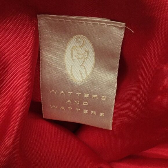 Vintage Watters and Watters Pink Formal Skirt & Top Set Peplum Short Sleeve USA - Picture 7 of 7